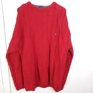 Vintage Chaps Ralph Lauren Sweater Mens XL Hand Framed Textured Cotton Heavy